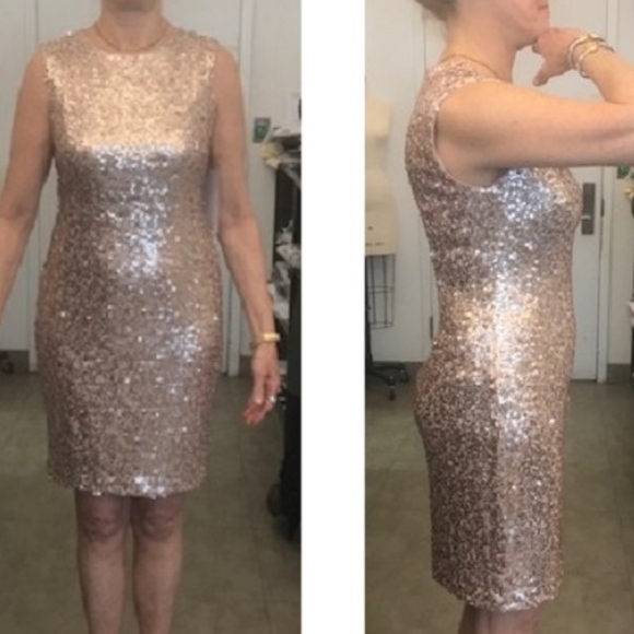 calvin klein sparkly dress